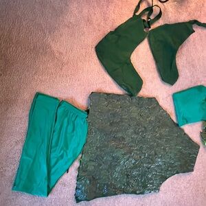 Green Men's Costume Set